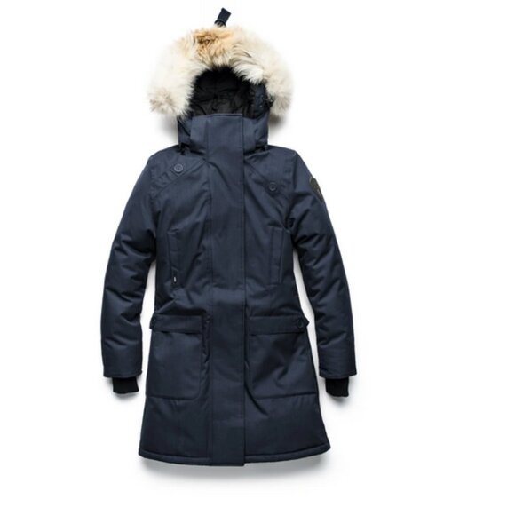 Nobis parka Meredith, Navy, Size L - Picture 2 of 8